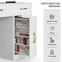 Paddie Nail Desk, built-in dust collector, multi-drawers