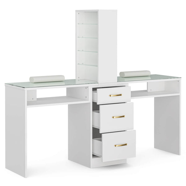 Paddie Double Manicure Table