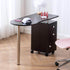 Paddie Manicure Table with Drawers, lockable wheels