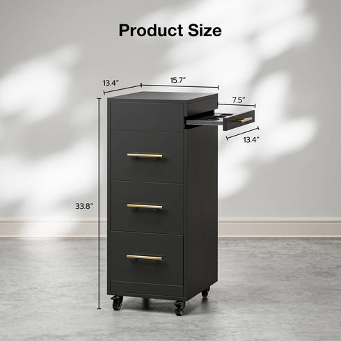 Paddie Salon Storage Cart