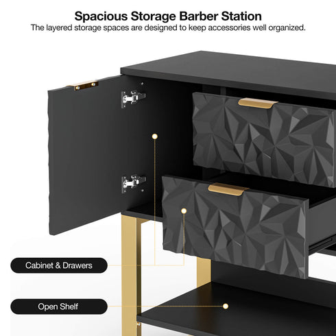 Paddie Salon Storage Station, metal frame