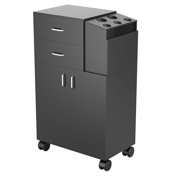 Paddie Salon Storage Cart, 5 tool holders